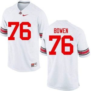 Men's Ohio State Buckeyes #76 Branden Bowen White Nike NCAA College Football Jersey Colors XGX1444ZU